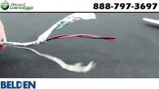BELDEN 5300FE 18awg 2-жильный многожильный экранированный кабель