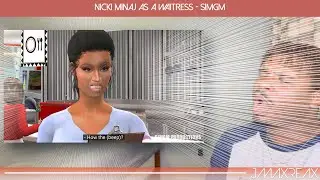 Ники Минаж в роли официантки — SIMGM | РЕАКЦИЯ