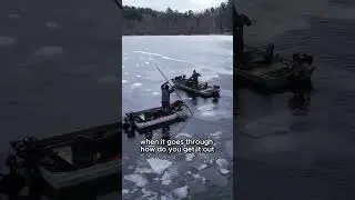 How to get a Scratcher Boat back on the ice! #fishing #icefishing #wisconsinfishing