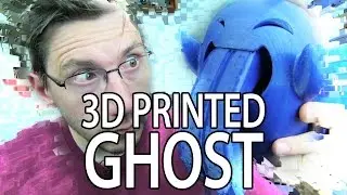 3D Printing the 3DKitBash Mega Ghost with HUGE Moveable Tongue!