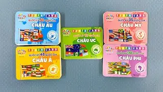 Bộ thẻ song ngữ học về Quốc Kỳ và thủ đô các nước trên thế giới
