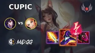 MID.GG: [ Cupic ] Ahri BOT vs Lux | NA GRANDMASTER | LOL Season 2025