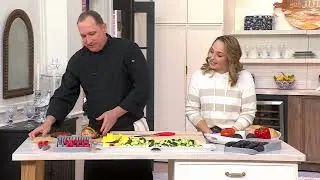 Cooking Light 13-Piece Stainless Steel Cutlery Set w/ Organizer on QVC