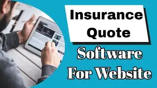 Insurance Quote Software For Website