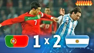 Portugal 1 x 2 Argentina (Cristiano Ronaldo x Messi) ● Amistoso 2011 Resumen y Goles HD
