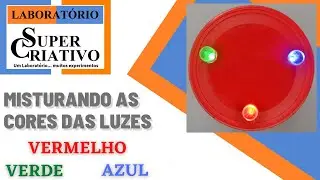 Misturando as Cores das Luzes: Vermelho, Verde e Azul.