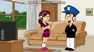 emily's reaction to black david wall being a cop (wrapper offline scene)