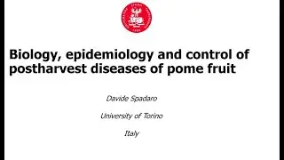 Control of Post-harvest Diseases of Pome Fruit