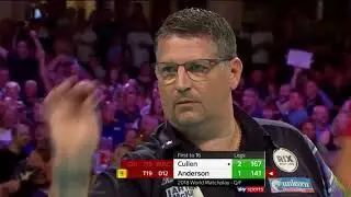 Gary Anderson 9 darter vs Joe Cullen  2018 BetVictor World Matchplay Darts