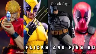 Deadpool and Wolverine Batman Scarlet Spider and more! Flicks and Figs 90 #6inchactionfigures #toys 