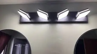 Modern Bathroom Vanity Light 360 Degree Rotation