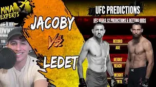 Dustin Jacoby vs Justin Ledet Prediction & Betting Odds | UFC Vegas 12