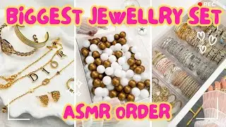 Packing Tracy's 6 Lucky Ball Jewelry Set!💕👸 #asmr #jewelry #smallbusiness #shorts #orderpacking #fyp