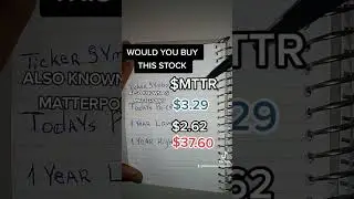 WOULD YOU BUY THIS MATTERPORT STOCK #VIRAL #INVESTING #MATTERPORT #STOCKS #VIRAL #YOUTUBESHORT#SHORT