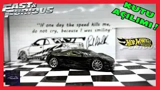 HOT WHEELS PREMIUM HIZLI VE &Ouml;FKELİ ROMAN PEARCE KOENİGSEGG CCXR KUTU A&Ccedil;ILIMI