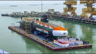 Vagsheer submarine for the Indian Navy is launched at MDL