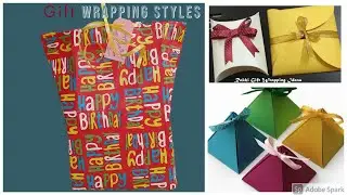 How to pack odd shaped gift/TOYS| 4 style packing and gifting ideas| Gift wrapping ideas| gift bag