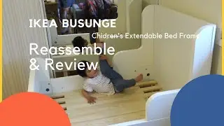 Reassemble & Review IKEA BUSUNGE Children Extendable Bed Frame 2021