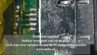 Mio Cyclo 210 slechte USB poort