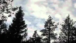 Short -- Snow Clouds Quickly Moving In to Crystal Lake -- Deer Flats -- 10Apr12