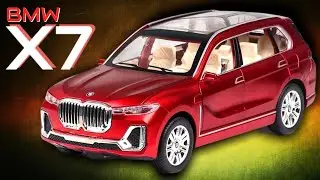 Обзор литого внедорожника BMW X7 1:24 #miniatureautomobiles #innorative #mrrescue #3dbotmaker #diecastcars