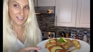 Gluten Free Chicken Cutlets & Mediterranean Potatoes 