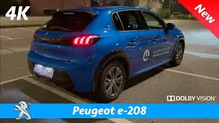 Peugeot e-208 Allure 2021 - FIRST Look in 4K | Exterior - Interior (Day & Night)