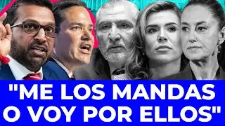 ¡LOS PRIMEROS DE LA LISTA! Marco Rubio pone fecha límite a Sheinbaum para entregar a morenistas