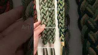 Custom Green Traditional Celtic 12-Strand Pattern,Personalize with Pendant #Wedding handfasting cord