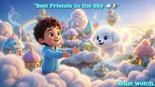 ☁️🌈 Noah meets Fluffy and discovers the power of friendship!! Watch till the end✨|| #toonsparkstudio