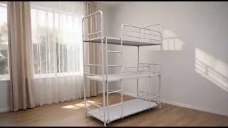 Premium Quality three tier bunk bed | HOSMETAL FAB | Order Online