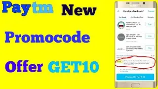 !! Paytm new promocode offer !! Get10 new promocode !! For old & new user !!