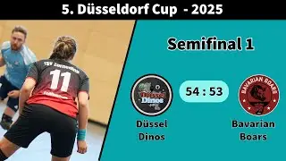 5. D&uuml;sseldorf Cup &ndash; Semi Final &ndash; D&uuml;ssel Dinos vs. Bavarian Boars 54:53