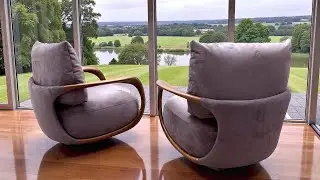 Italia Infinity Chairs, the designer statement chairs that look like art, walkaround review