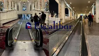 Сверхдлинная наклонная дорожка Монтгомери для прохода в среднем ряду &mdash; отель и казино Excalibur &mdash;...