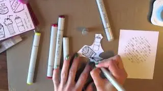 Make A Valentine Card // Perfect Match using Sweet Stamp Shop and Hero Arts stamps
