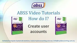 Create user accounts in ABSS