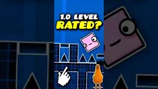 1.0 LEVEL RATED? - Geometry Dash #shorts #geometrydash #gd #games