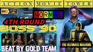 Action Movie Normal Tower | 90 Boss | Beat By Gold Team | Mortal Kombat Mobile