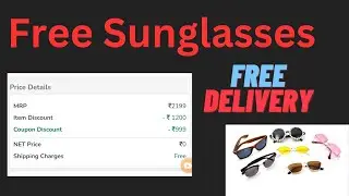 Without ❌ Shipping charge Free Sunglasses ☝️#freelootoffer #freesunglasses#free #noshipping