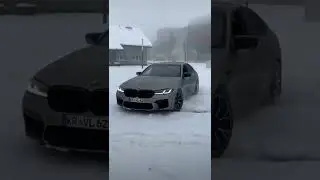 BMW M5 SNOW DRIFT!!!#Shorts