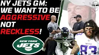 NY JETS: Joe Douglas Talks Free Agency, Mekhi Becton & The 2022 NFL Draft
