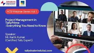 Advanced Project Management in TallyPrime: Everything you need to know!! ACS Webinar Series Vol: 1