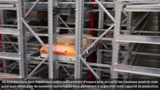 Un entrepôt de stockage entièrement automatisé