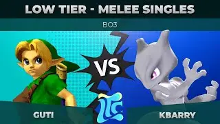 Guti vs KBarry - Low Tier Melee Singles: Low Tide City | Young Link vs Mewtwo