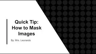 How to Mask an Image in Google Slides and Draw