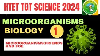 HTET Microorganisms Biology for HTET TGT SCIENCE 2024 #microorganismsfriendandfoe #htettgt