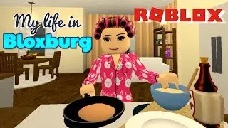 Bloxburg Day Routine - Grocery Shopping & Hair Salon Job -  Roblox Roleplay