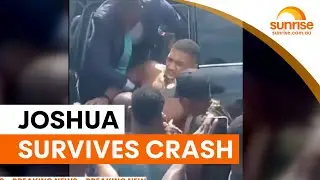 Anthony Joshua hospitalised in fatal Nigeria crash | Sunrise
