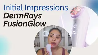 DermRays FusionGlow Multifuctional Microcurrent Device  Initial Impressions and DIY Conductive Gel
